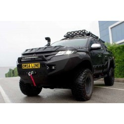 Mitsubishi L200 Dakar Ön Tampon Siyah Sensörsüz Ledbarlı Karter Koruma 2019 ve Sonrası