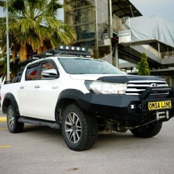 Toyota Hilux Dakar Çelik Ön Tampon Led Barlı (Sensörsüz) 2015-2020 Arası