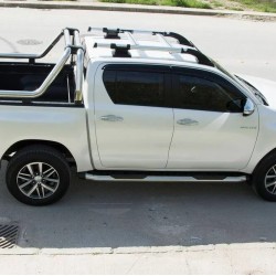 Toyota Hilux Kobra Roll Bar Çap:76 Krom 2015 ve Sonrası