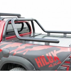 Toyota Hilux Kobra Roll Bar Çap:60 Siyah 2015 ve Sonrası